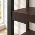 Regał Metalowy Loftowy Industrialny Wenge