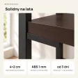 Regał Metalowy Loftowy Industrialny Wenge