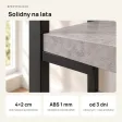 Regał Metalowy Loftowy Industrialny Beton