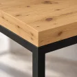 Stolik kawowy metalowy - Dąb Artisan
