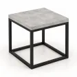 Stolik kawowy metalowy - Beton