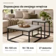 Stolik kawowy metalowy - Beton