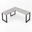 Biurko narożne loft - Beton