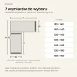 Biurko narożne loft - Beton