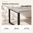 Biurko narożne loft - Beton