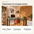 Biurko narożne loft - Zielone