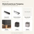 Komoda do przedpokoju z siedziskiem - Grafit
