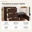 Komoda do przedpokoju z siedziskiem - Wenge