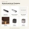 Komoda do przedpokoju z siedziskiem - Wenge
