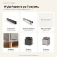 Komoda do przedpokoju z siedziskiem - Beton