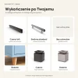 Komoda do przedpokoju z siedziskiem - Niebieski