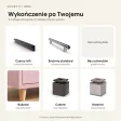Komoda do przedpokoju z siedziskiem - Różowy