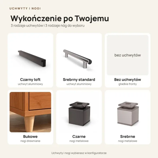 Komoda do przedpokoju z siedziskiem - Olcha