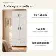 Nadstawka do szafy Kamil - Biała