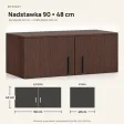 Nadstawka do szafy Kamil - Wenge