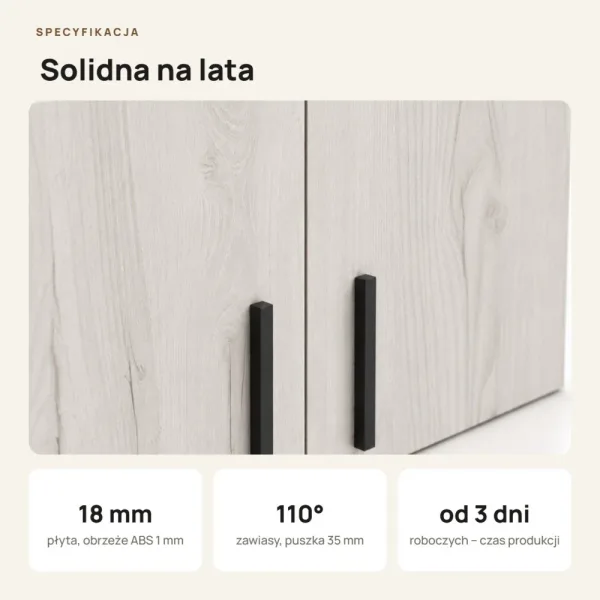 Nadstawka do szafy Kamil - Sosna
