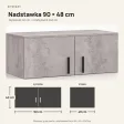 Nadstawka do szafy Kamil - Beton