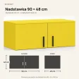 Nadstawka do szafy Kamil - Żółta