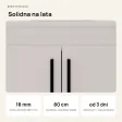 Szafka pod umywalkę - Biała