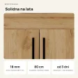 Szafka pod umywalkę - Dąb Złoty