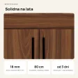 Szafka pod umywalkę - Orzech
