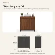 Szafka pod umywalkę - Orzech
