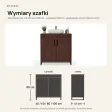 Szafka pod umywalkę - Wenge