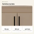 Szafka pod umywalkę - Cappuccino