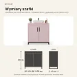 Szafka pod umywalkę - Różowy