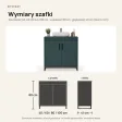 Szafka pod umywalkę - Zielony