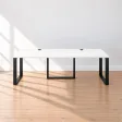Biurko podwójne Iron Duo Loft - Biały