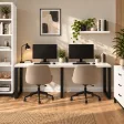 Biurko podwójne Iron Duo Loft - Biały