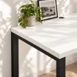 Biurko podwójne Iron Duo Loft - Biały