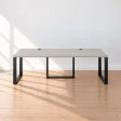 Biurko podwójne Iron Duo Loft - Szary