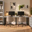 Biurko podwójne Iron Duo Loft - Szary