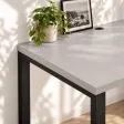 Biurko podwójne Iron Duo Loft - Szary
