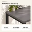 Biurko podwójne Iron Duo Loft - Grafit