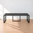 Biurko podwójne Iron Duo Loft - Czarny