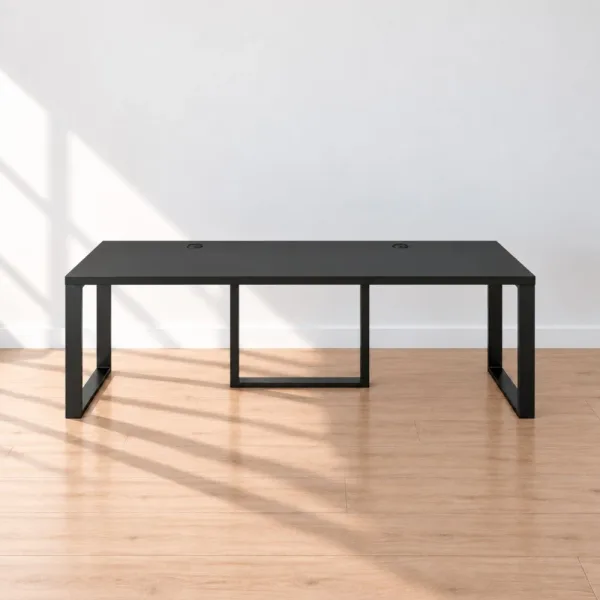 Biurko podwójne Iron Duo Loft - Czarny