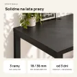 Biurko podwójne Iron Duo Loft - Czarny