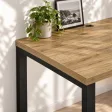 Biurko podwójne Iron Duo Loft - Dąb Kamienny