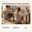 Biurko podwójne Iron Duo Loft - Dąb Sonoma
