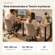 Biurko podwójne Iron Duo Loft - Dąb Artisan