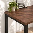 Biurko podwójne Iron Duo Loft - Orzech