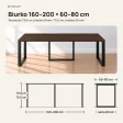 Biurko podwójne Iron Duo Loft - Wenge