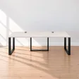 Biurko podwójne Iron Duo Loft - Sosna