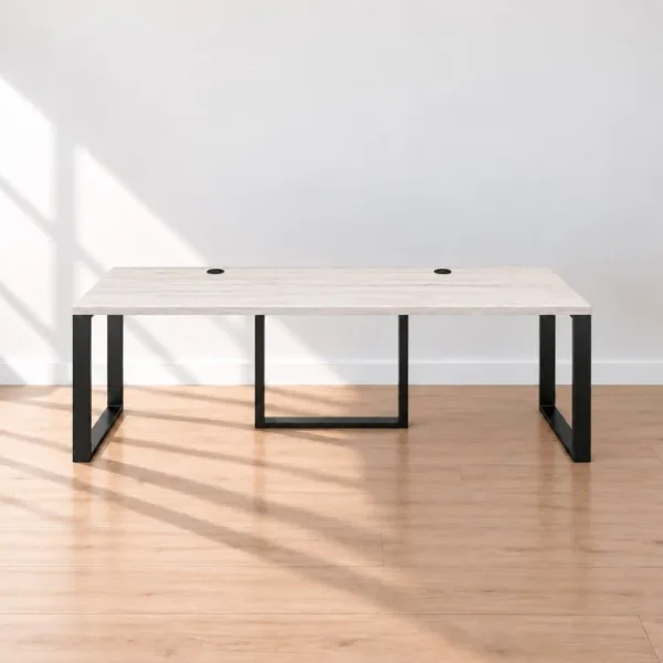 Biurko podwójne Iron Duo Loft - Sosna