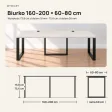 Biurko podwójne Iron Duo Loft - Sosna