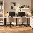 Biurko podwójne Iron Duo Loft - Sosna