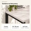 Biurko podwójne Iron Duo Loft - Sosna
